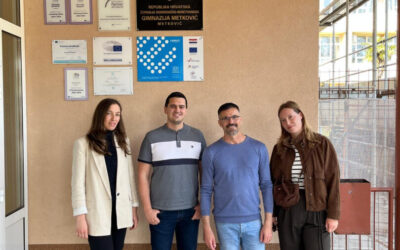 Toni Milun u Gimnaziji Metković