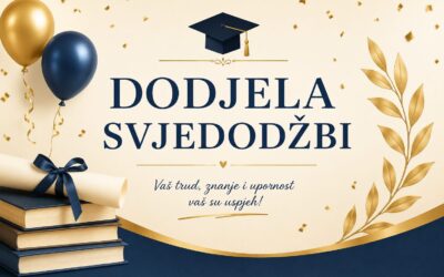 Obavijest o dodjeli svjedodžbi za učenike 1.-ih, 2- ih. i 3- ih. razreda