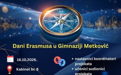 DANI ERASMUSA U GIMNAZIJI METKOVIĆ